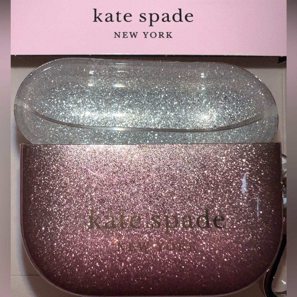 Kate Spade AirPod 3rd Generation Pink Sparkly Case